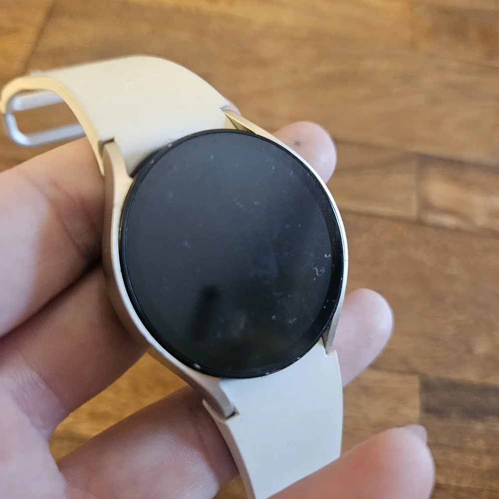 Samsung Smartwatch with White Band